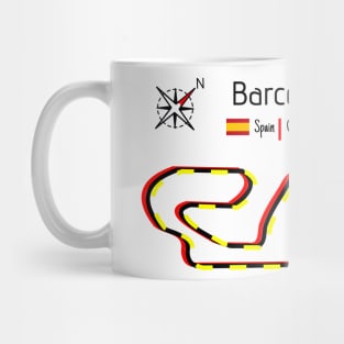 Circuit Barcelona - Spain Mug